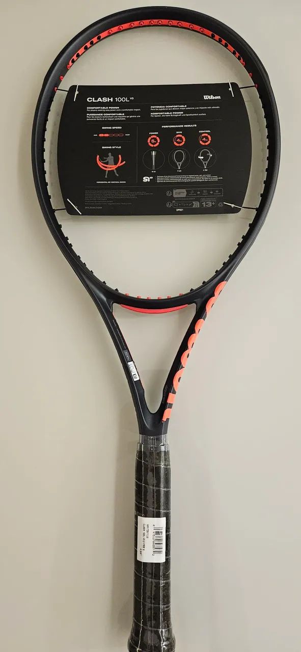 Raquete Wilson Clash 100L V3 Nova - Foto 2