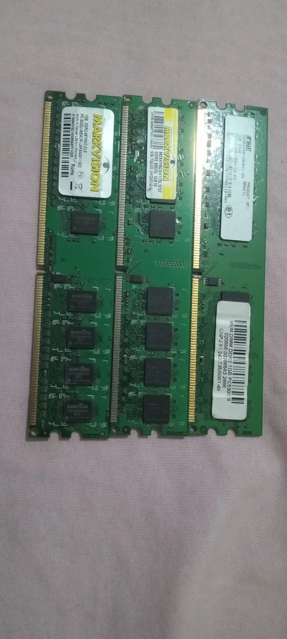 Memórias DDR2 de 1GB  - Foto 2