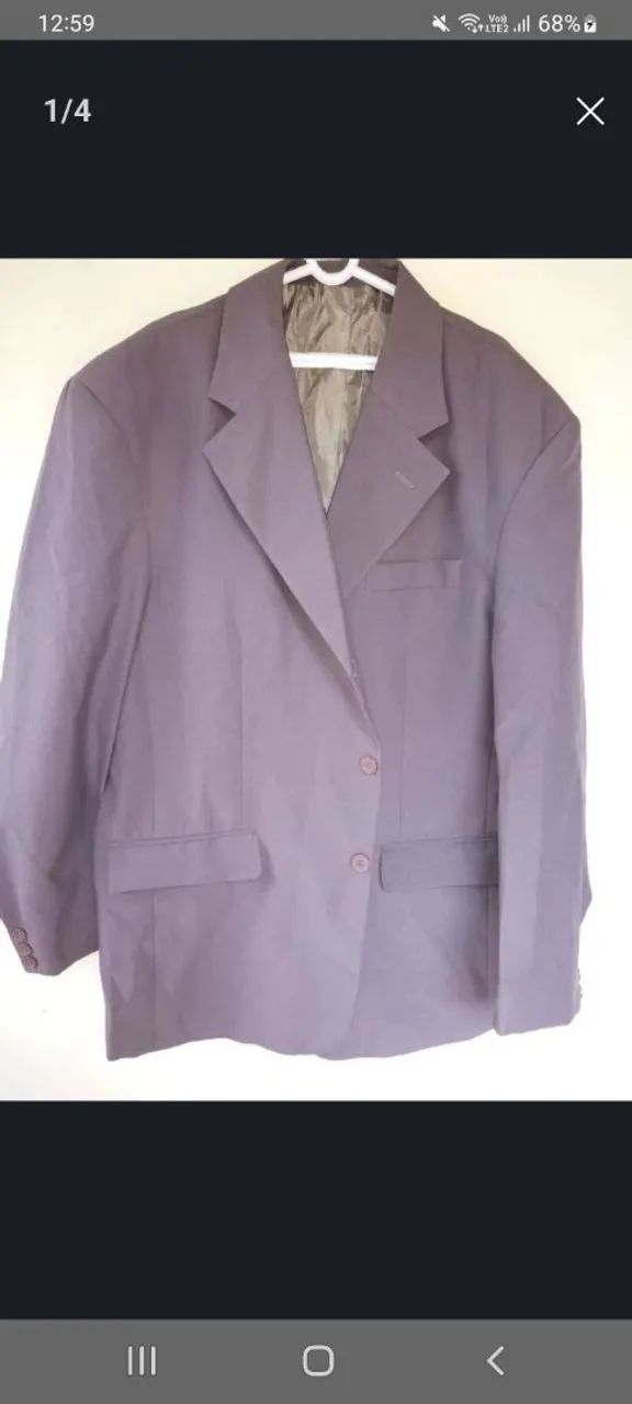 Conj Terno 56 grife Suit luxo - Foto 2