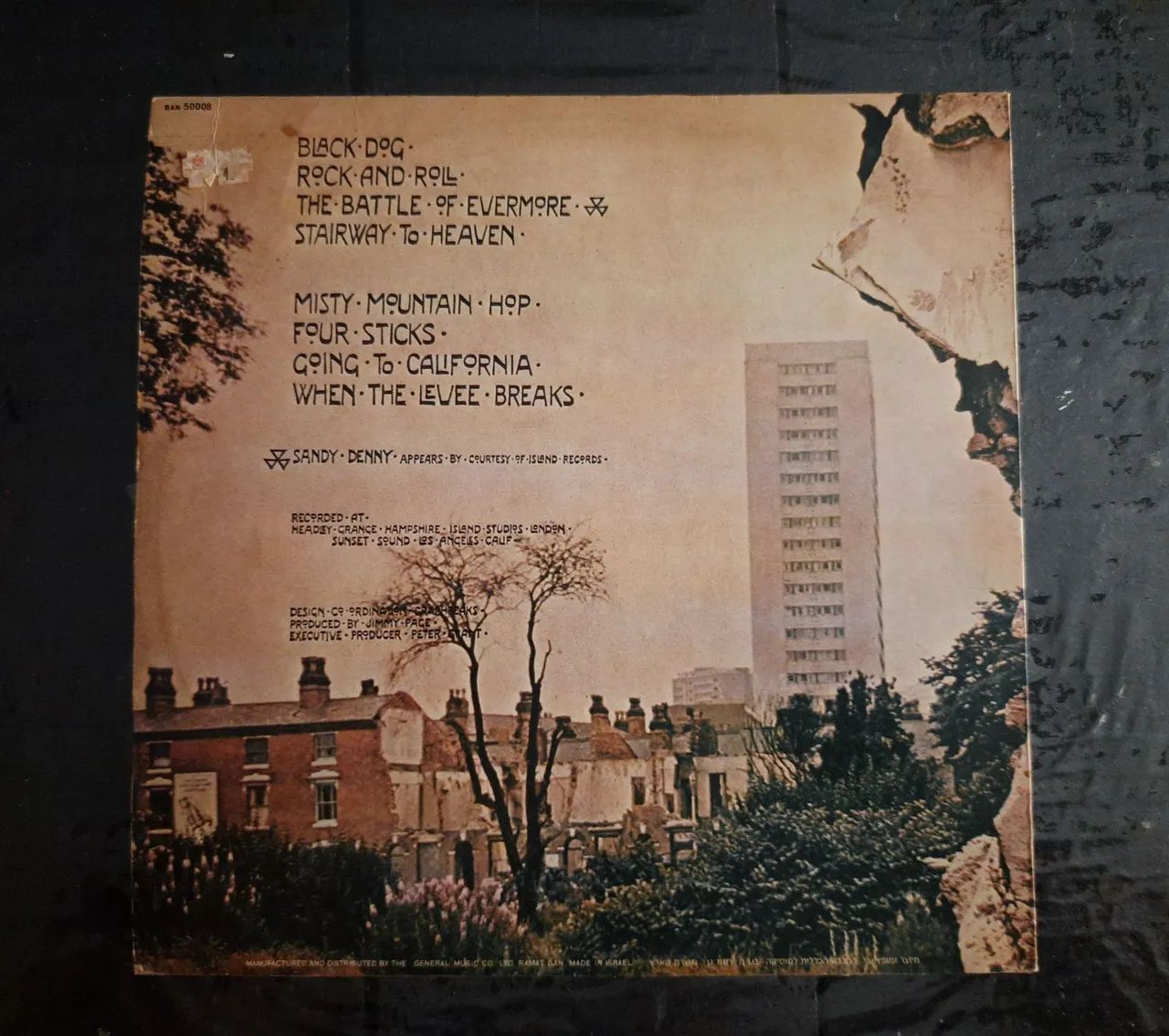 Lp Vinil Led Zeppelin - IV,  "Importado Versão de Israel".  - Foto 3