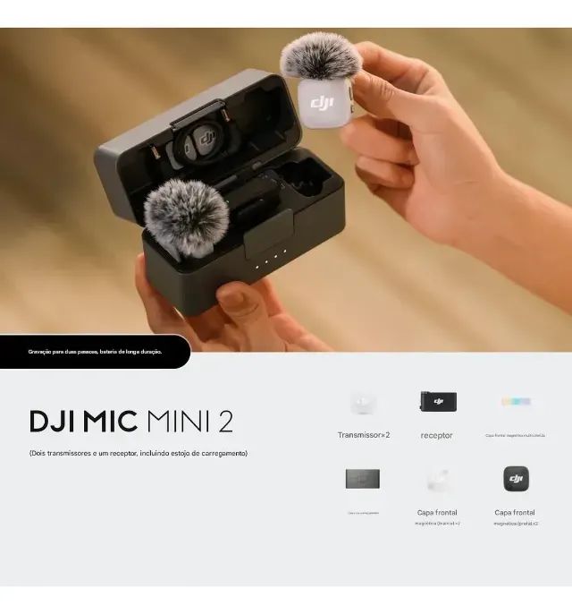 DJI MIC MINI 2 COMBO COMPLETO - Foto 3