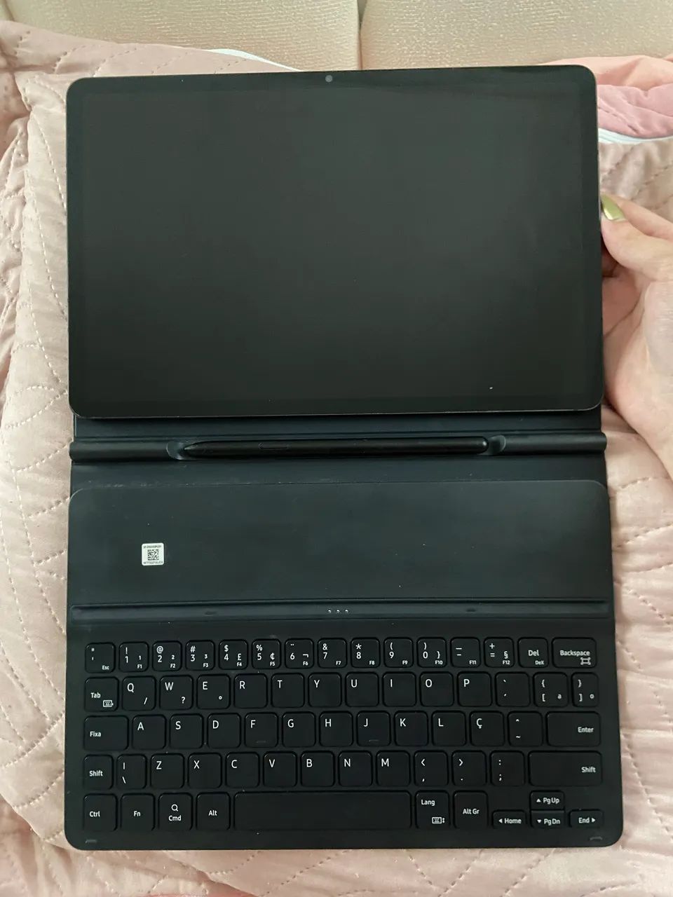 Samsung Galaxy Tab S8 5G 256GB + S Pen + Capa com Teclado - Foto 2