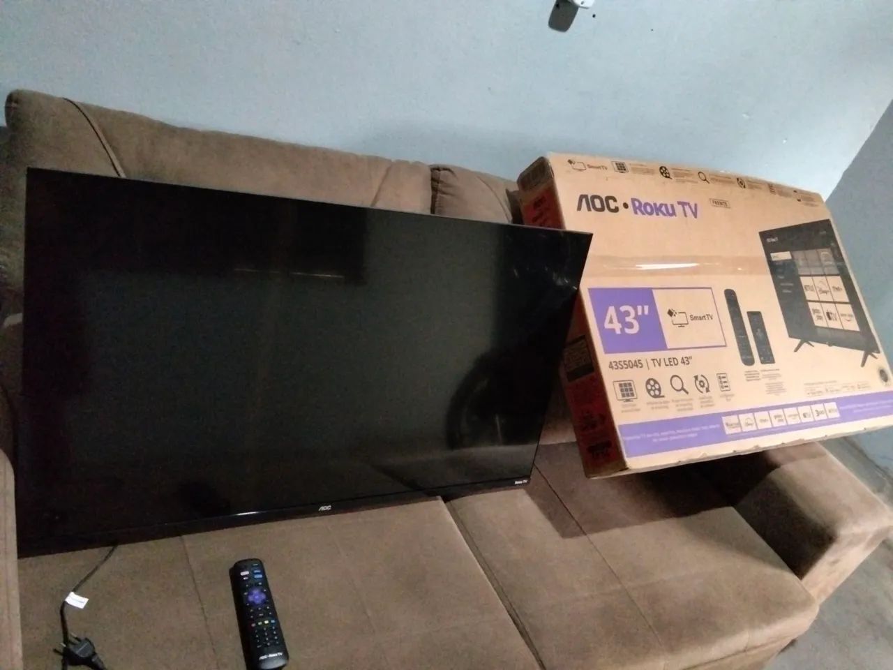 SMART TV 43 HD AOC ROKU 
