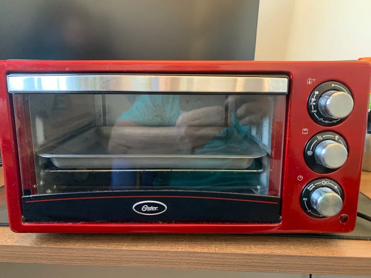 FORNO ELÉTRICO OSTER COMPACT 15 LITROS VERMELHO