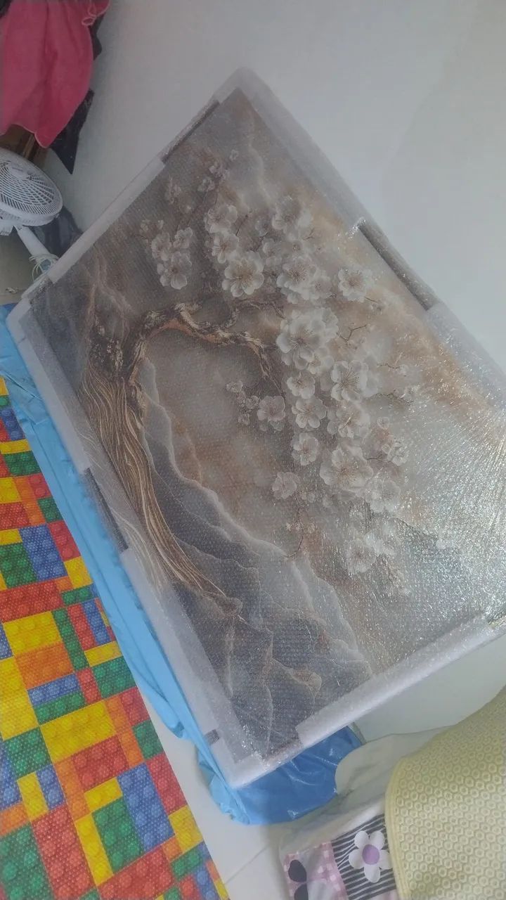 Quadro árvore da vida dourada 