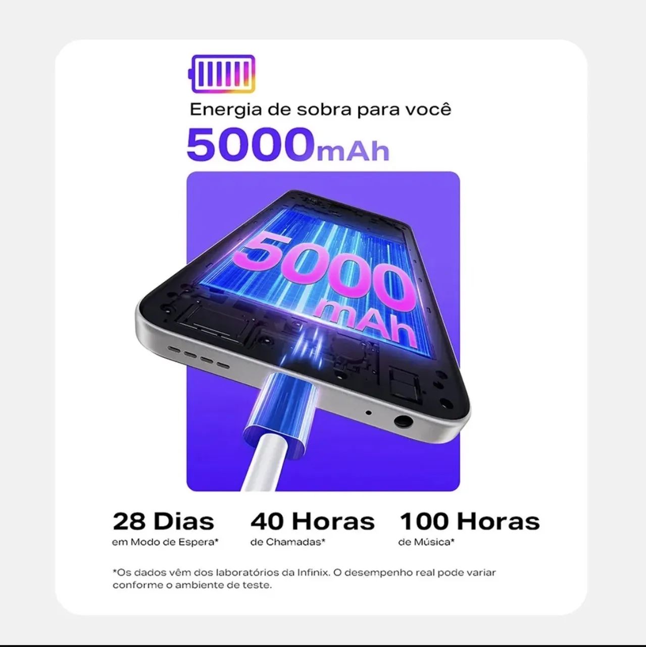 Smartphone Infinix Smart 10 4GB RAM 256GB, Android 15  - Foto 3