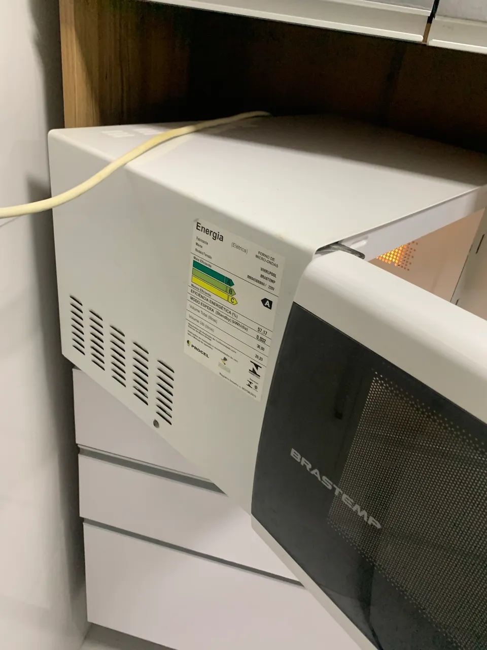 Forno Microondas Brastemp ( Com Defeito) - Foto 4