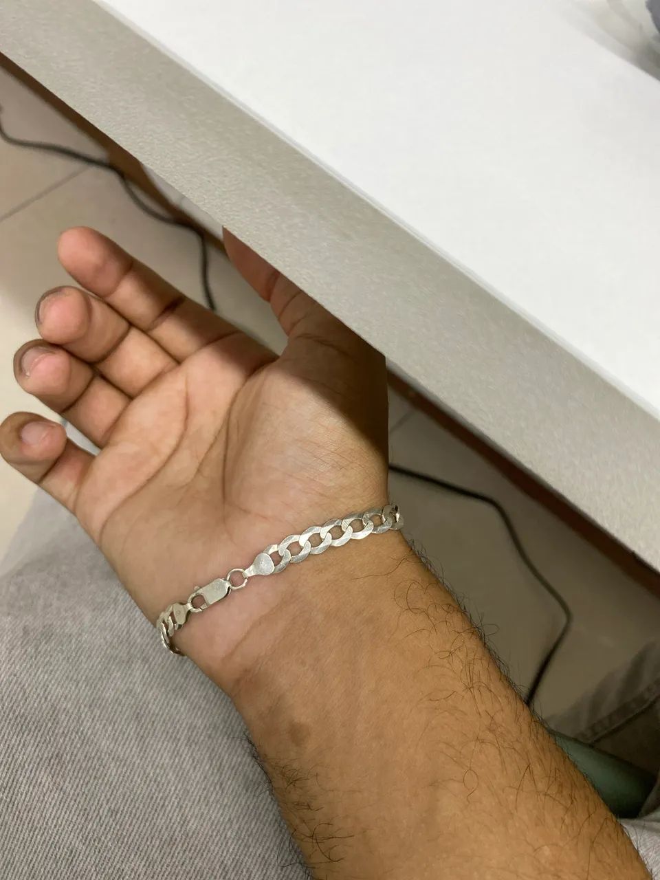 Pulseira de prata 6mm  - Foto 2