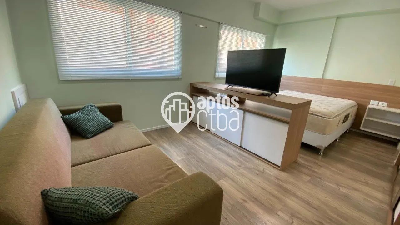 Studio para locação, mobiliado, 01 vaga de garagem - Batel - Curitiba/PR - Foto 10