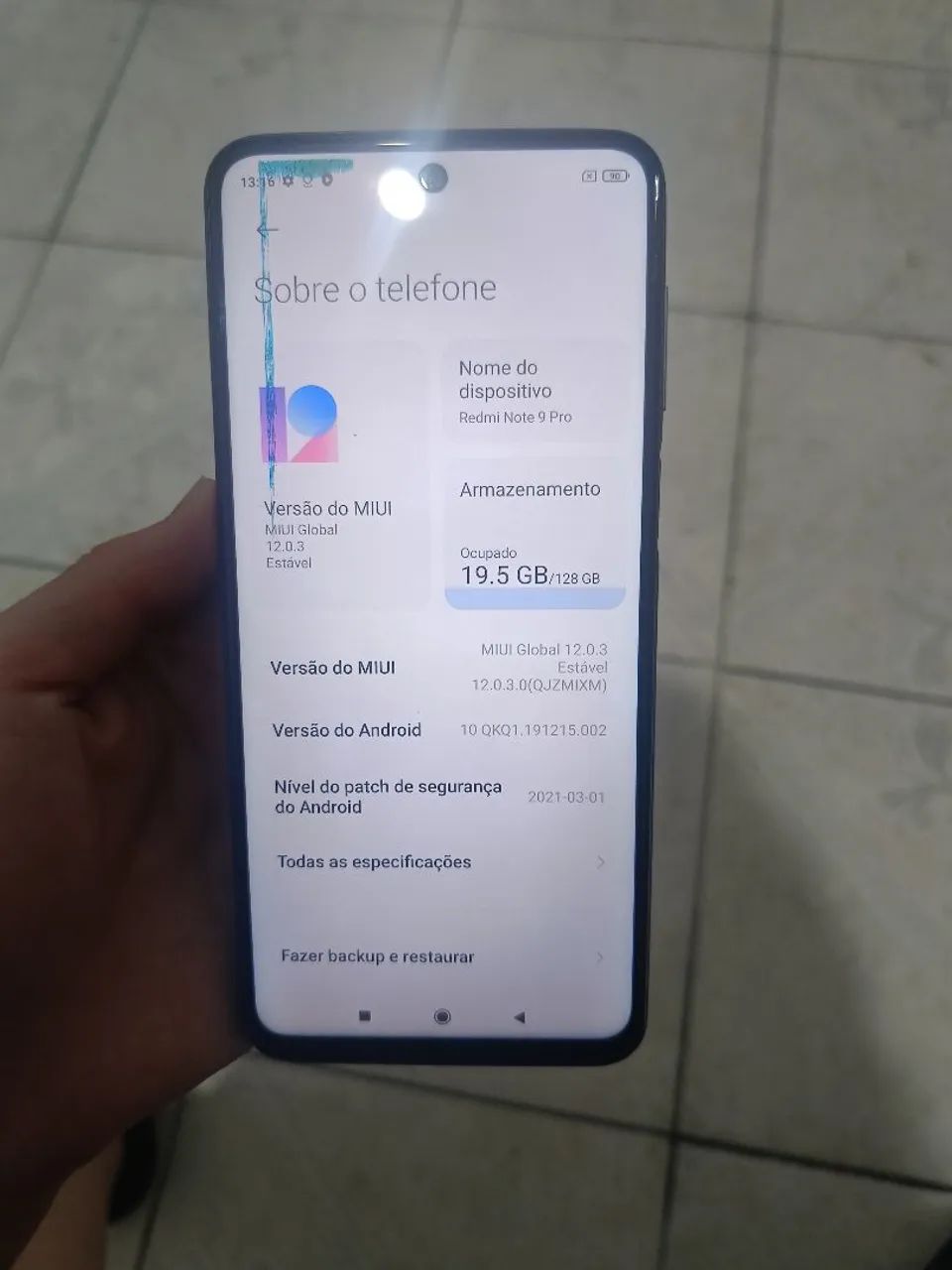 Celular Redmi 9Pro 128gb ( Olhe a descrição) - Foto 2