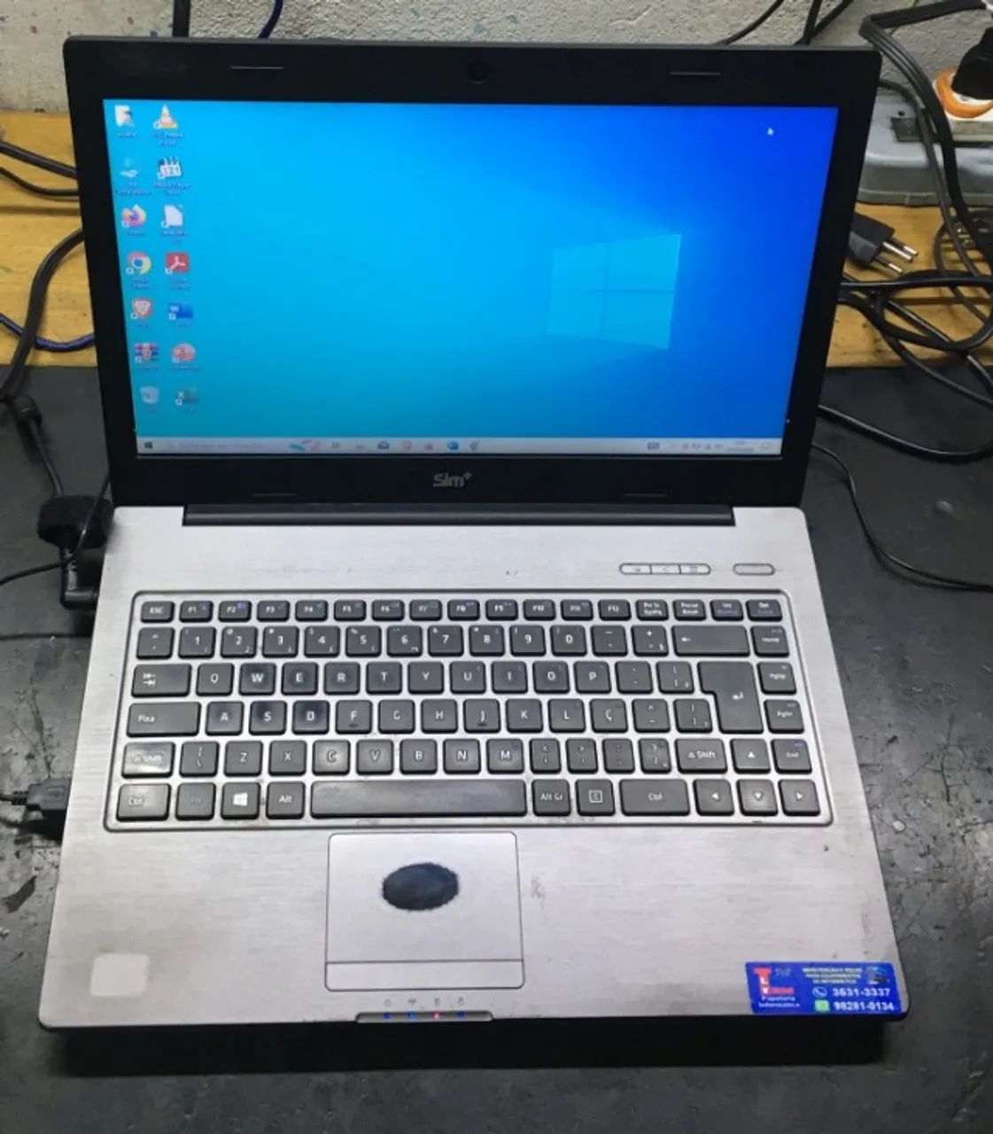 Notebook Positivo C14CR21 I3 3110 2.40 GHZ 4GB SSD 120