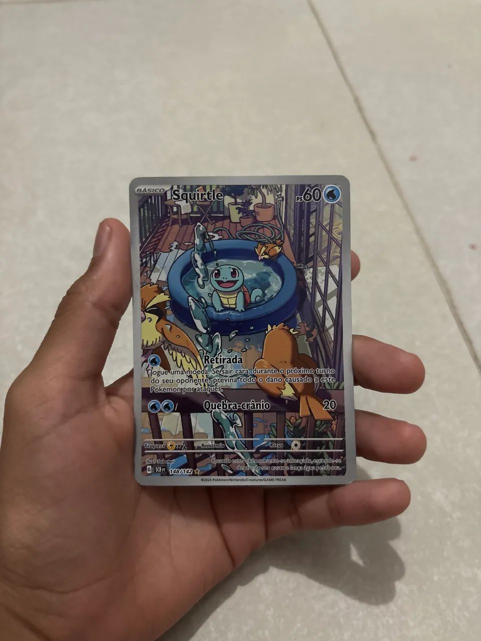 SQUIRTLE secreto raro de coroa estelar - Foto 2