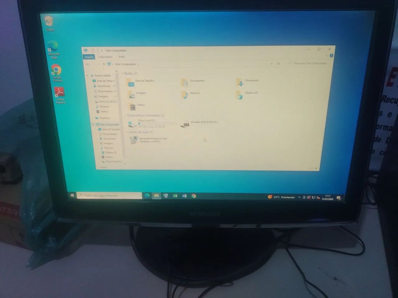 Cpu Pc Lenovo Thinkcentre E72 Intel Core I3 Windows 10 - Foto 4