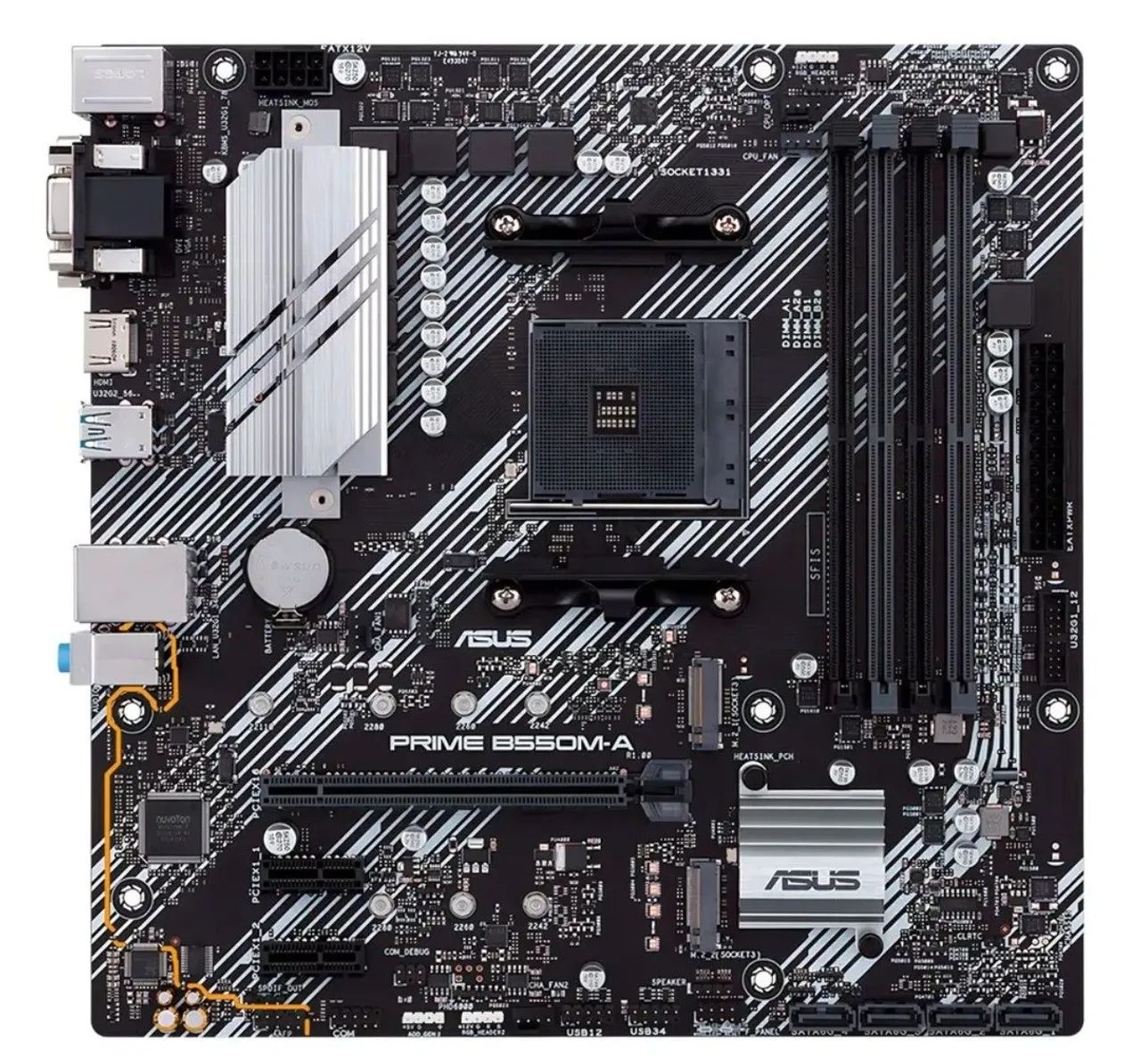 Placa mãe Asus b550M-a pro NOVA  - Foto 2