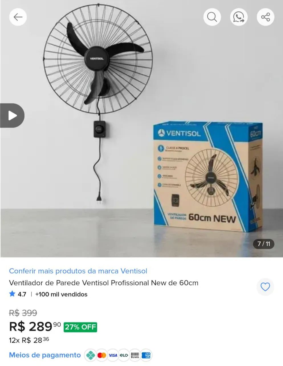 Ventilador  - Foto 4