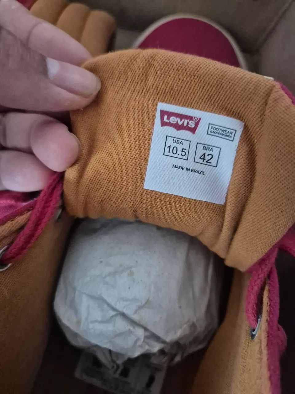 Tenis Levis vermelho  - Foto 3