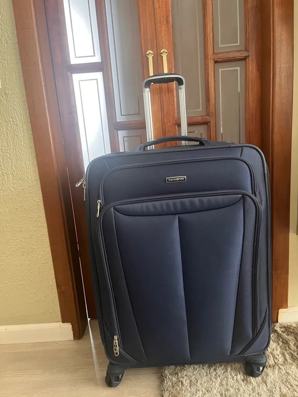 Mala Samsonite Kick-air Grande Azul - Foto 2