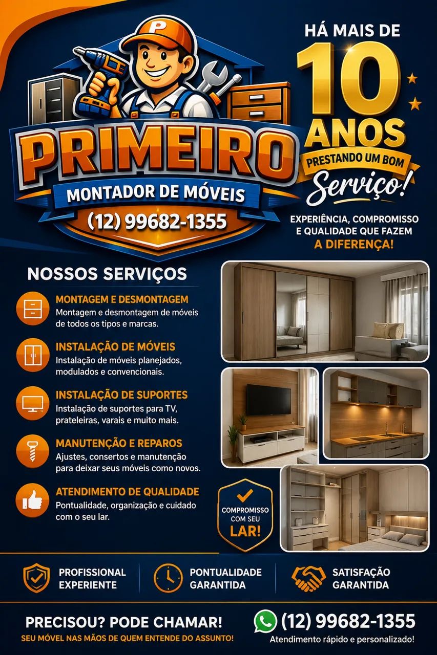 Montagem e desmontagem de móveis modulados e planejados - Foto 5