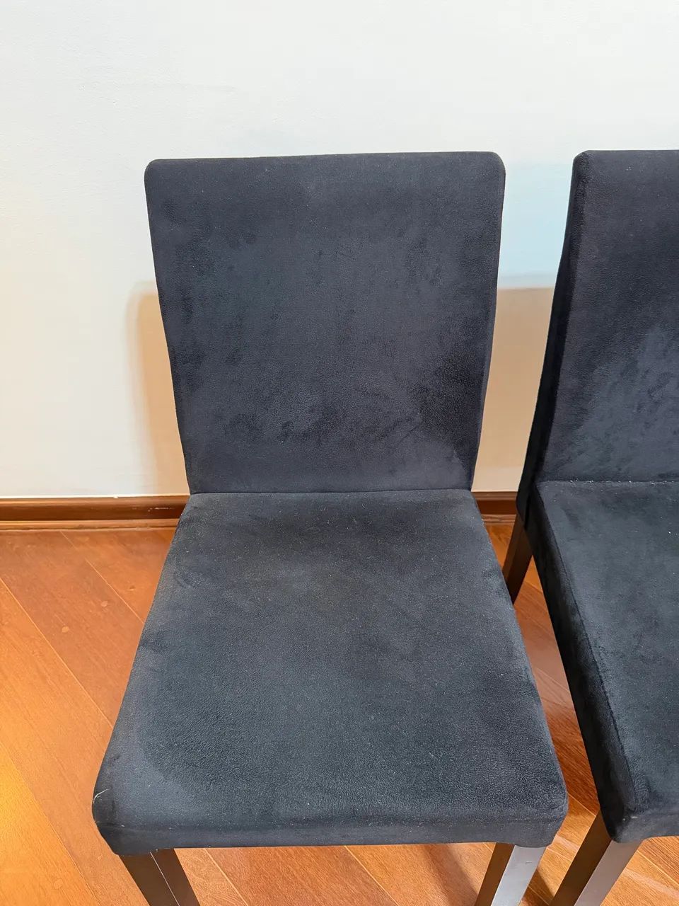 Cadeira Tok Stok fixa preta veludo - Foto 2