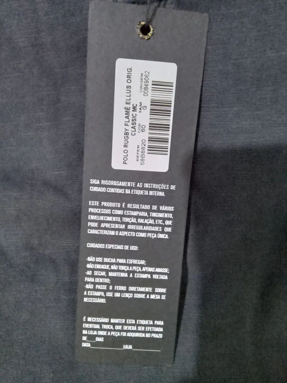 Camisa Polo Ellus Cinza Tam. G - Foto 3