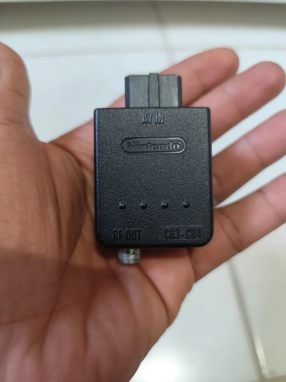 Adaptador Av RF para Nintendo 64 Original 