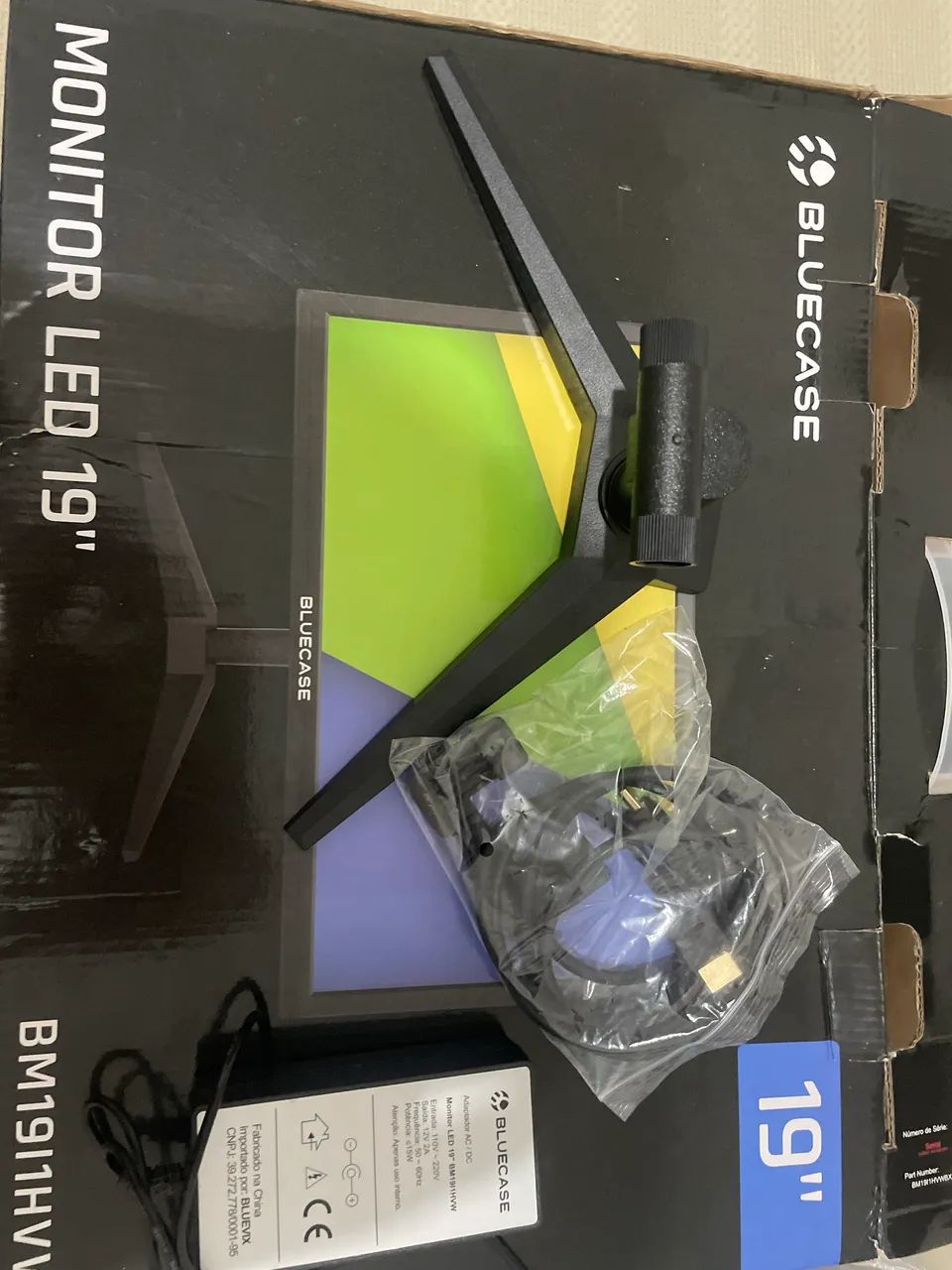 MONITOR LED 19? NOVA PRA VENDER COM CAIXA - Foto 2