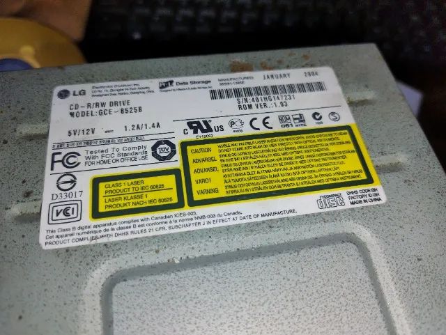 Leitor Gravador de CD DVD IDE regravável para PC - Foto 3