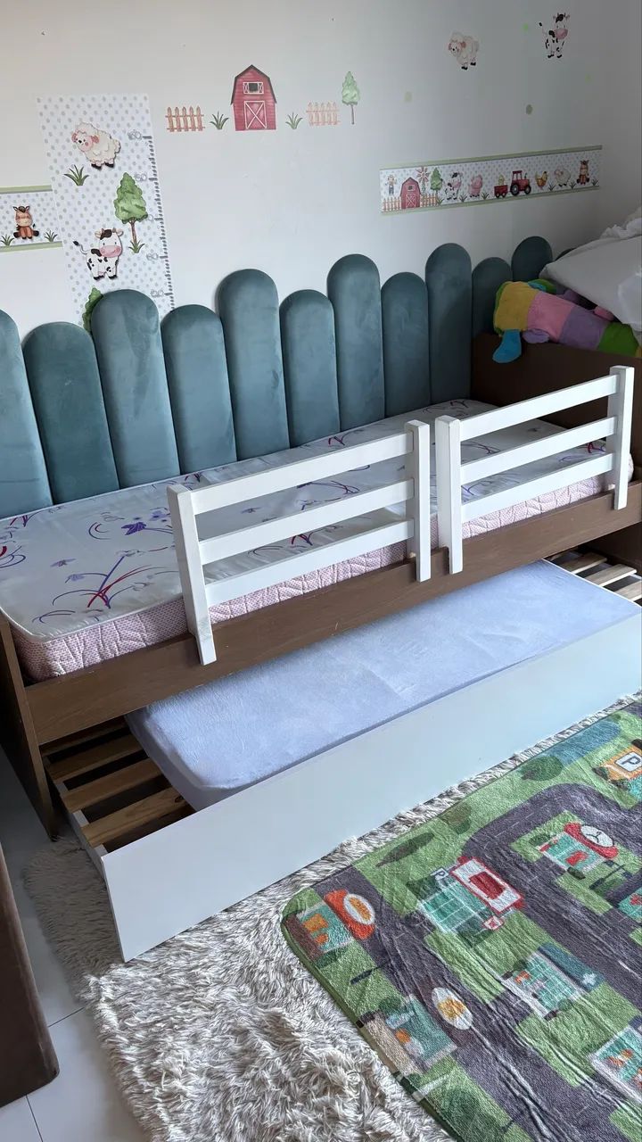 Cama e colchão infantil - Foto 2