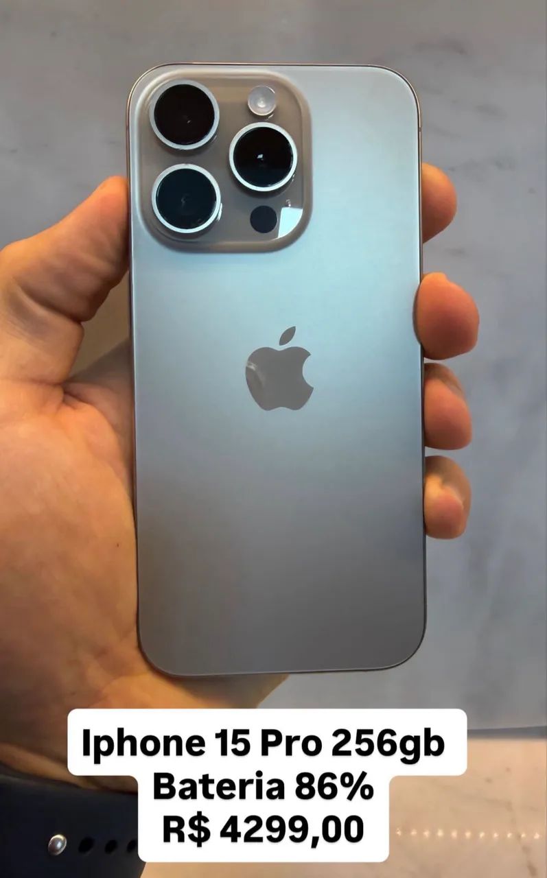 【中古品】iPhone 15 Pro Max 256GB Iphone 15 Pro Max 256gb - Celulares e Smartphones - Azenha, Porto