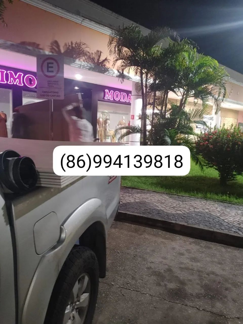 Frete rápido e Pequena mudança 