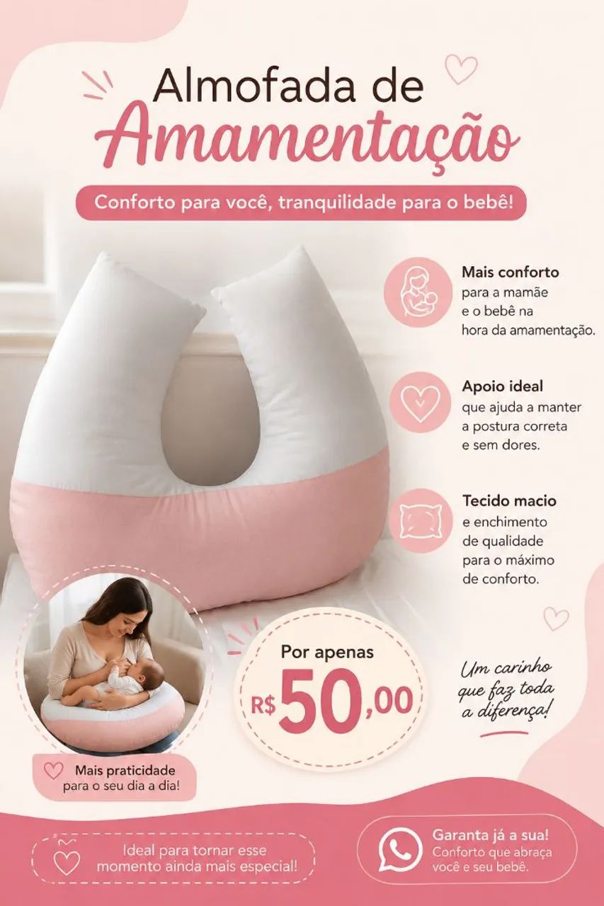 Vendo almofada de amamentação 