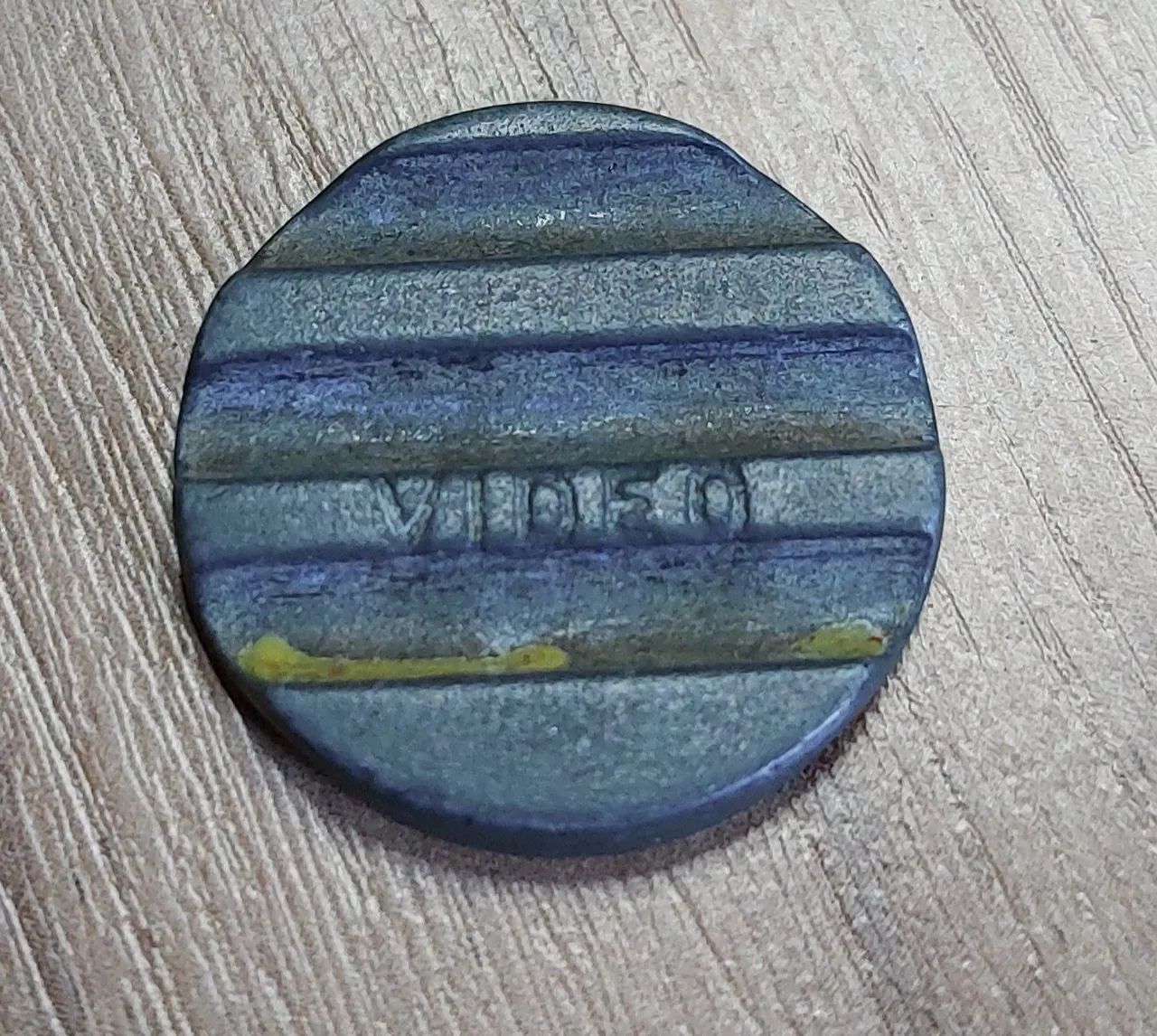 Ficha de videogame Arcade anos 80.