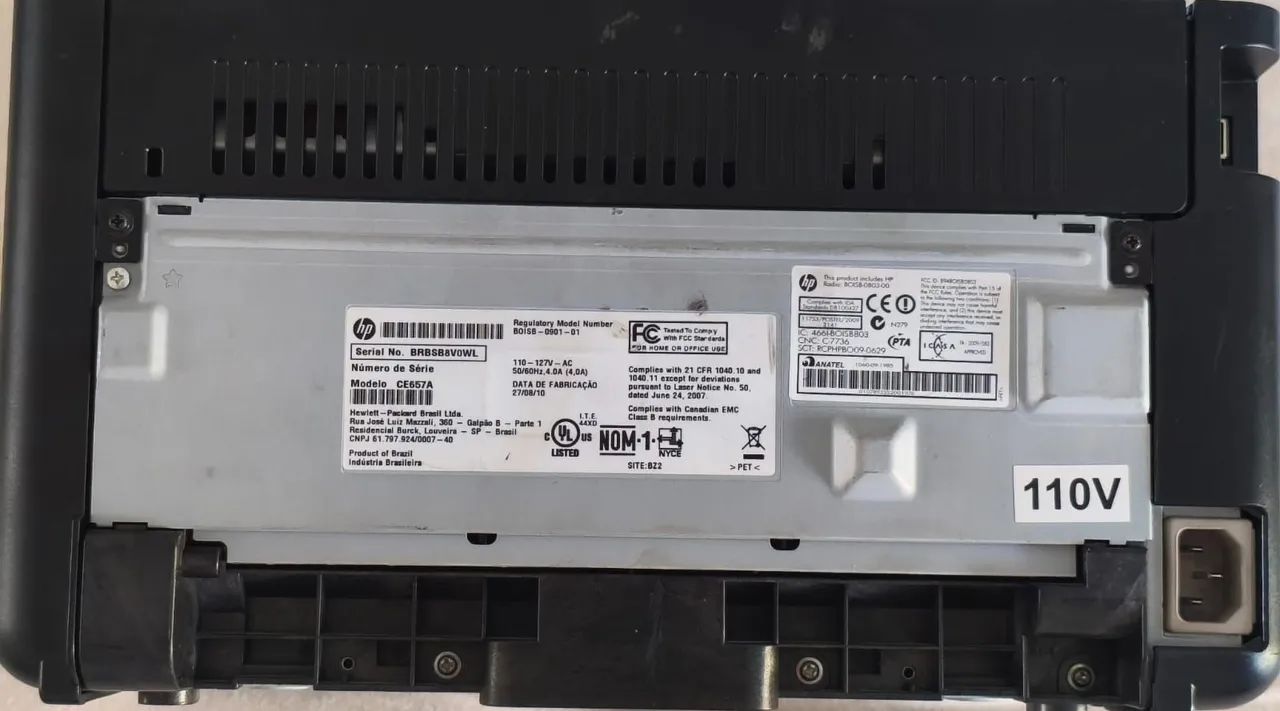 Impressora HP LJ P1102W - Seminova e completa  - Foto 4