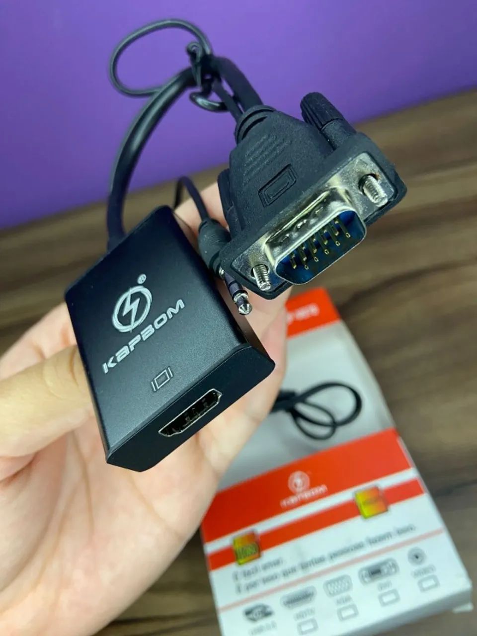 CONVERSOR VGA PARA HDMI
