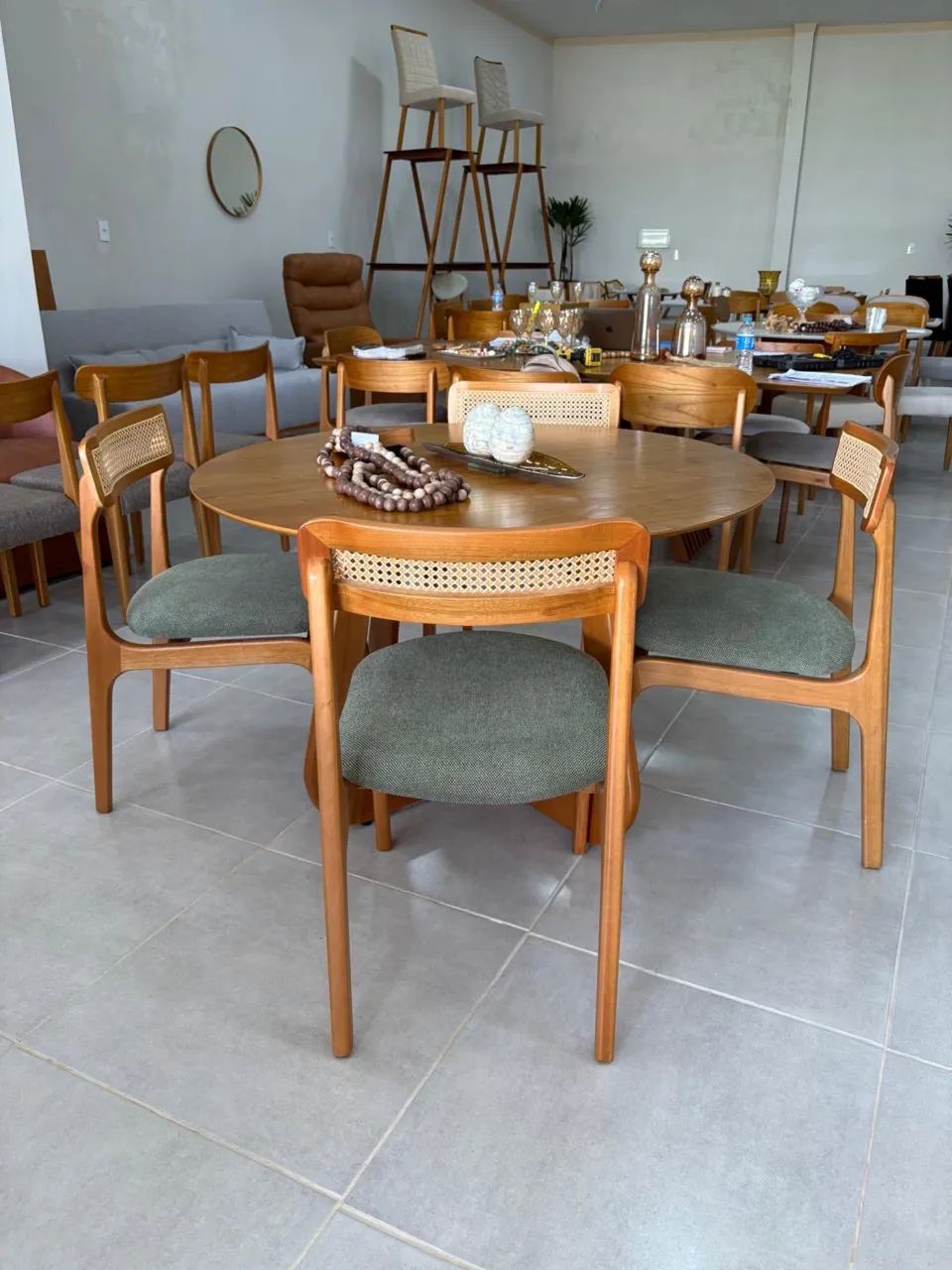*CONJUNTO MESA MARAGOGI REDONDA C/ 4 CADEIRAS BUZIOS* - Foto 4