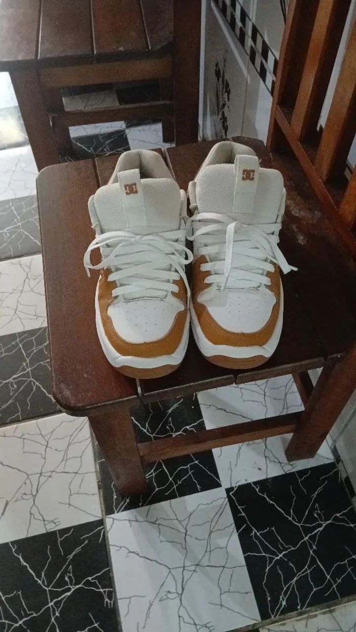 Tênis DC Shoes Lynx Zero WT25 Brown/Natural/White