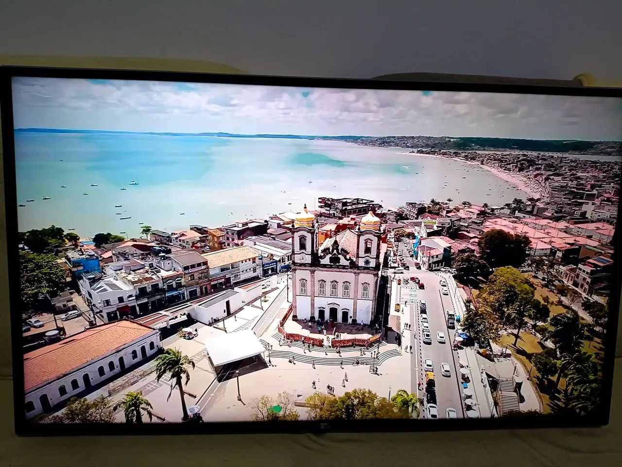 Tv 50 polegadas smart com controle e internet