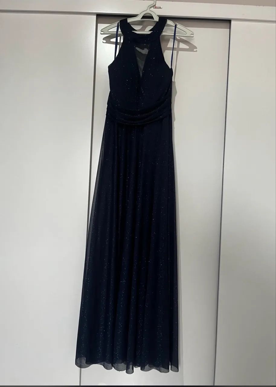 Vestido azul marinho  - Foto 3