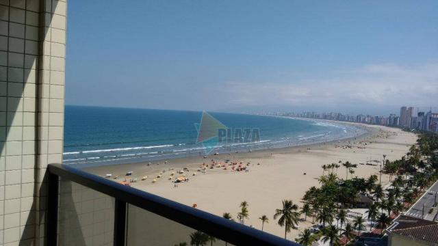 Cobertura com 3 dormitórios para alugar, 256 m² por r$ 5.000/mês - canto do forte - praia