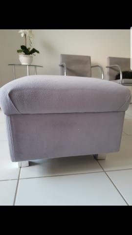Sofá puff cinza - Foto 3
