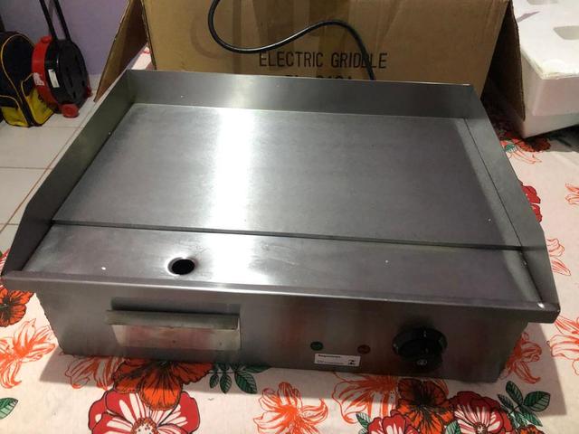 Vendo Chapa Eletrica inox nova , nunca foi usada - Foto 3