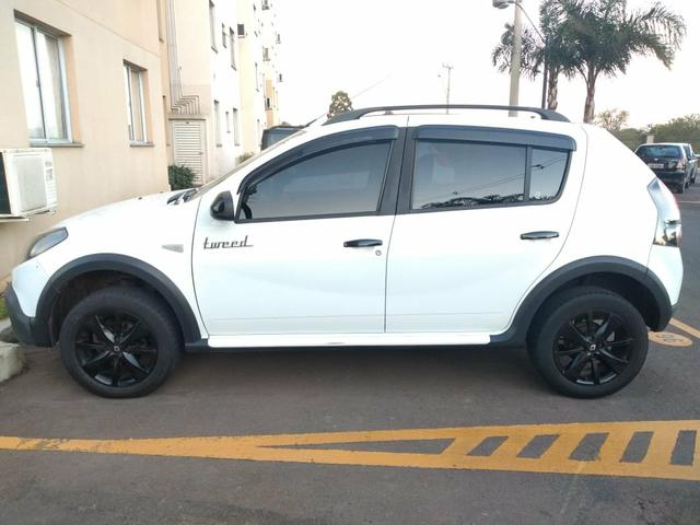 Sandero Stepway Tweed Top de linha. Baixo Km