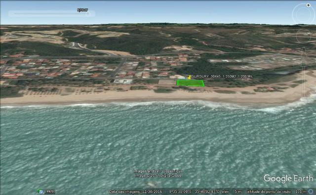 Terreno à beira mar 45x30 em guaxuma - Foto 4