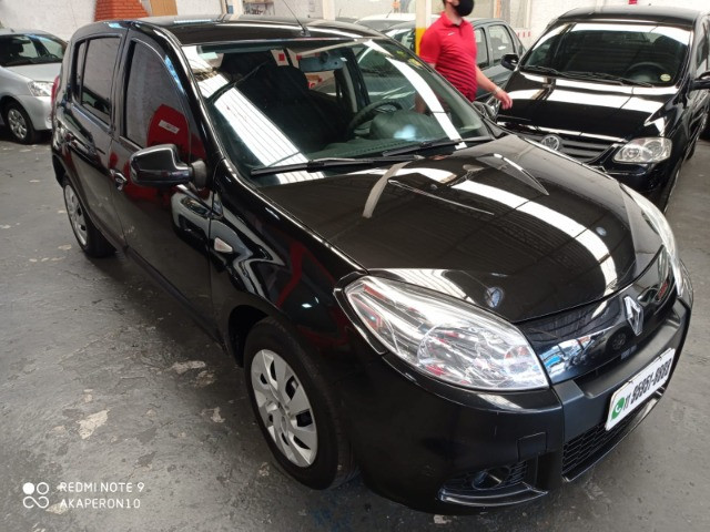 Sandero Expression 1.6 Flex 2012 /2012 Preto Completo !! - Foto 10