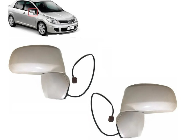Par Retrovisor Elétrico Nissan tiida2008 2009 2010 12 2013