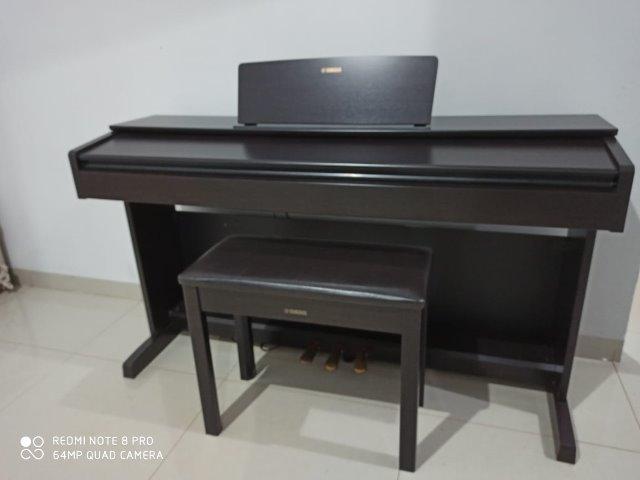 Piano Digital Yamaha Arius YDP-143 Marrom com 192 de Polifonia e 10 Timbres - Foto 2
