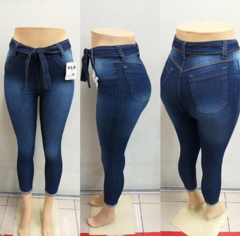 Calcas jeans femininas kit com 10 unidades - Foto 3