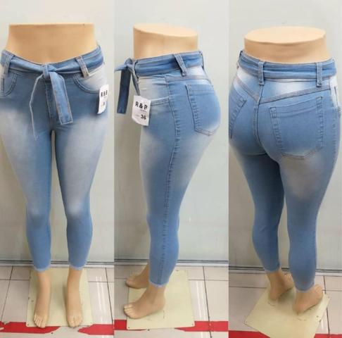 Calcas jeans femininas kit com 10 unidades - Foto 5