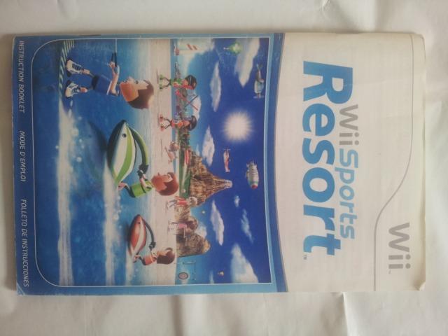 Manuais de instrução original para jogos de Nintendo wii