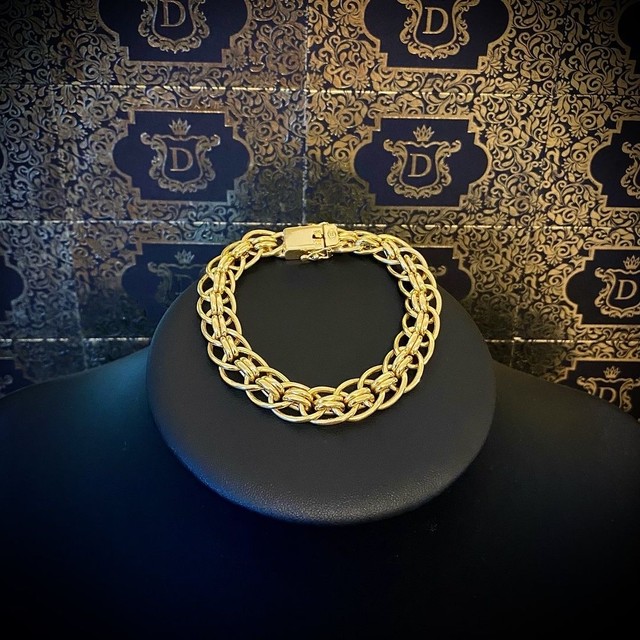 Pulseira Imperador II em Ouro 18K - Foto 2